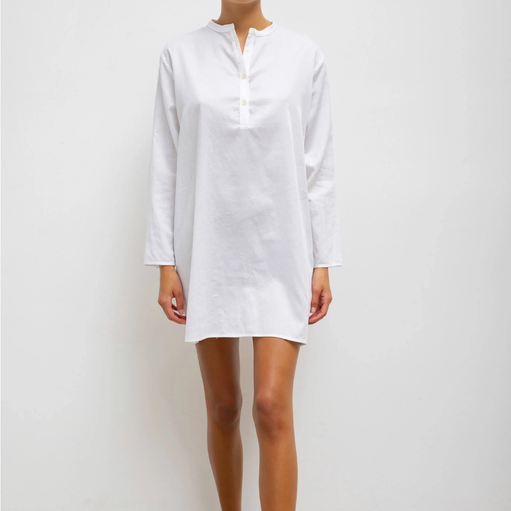 LESET NWT Yoko long sleeve White Mini Dress
